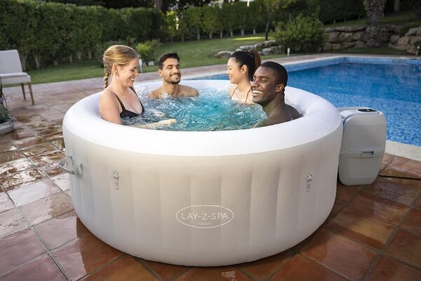 Spa gonflable rond BESTWAY Lay-Z-Spa Tahiti Airjet™ 2 - 4 personnes, 180 x 180 x 66 cm