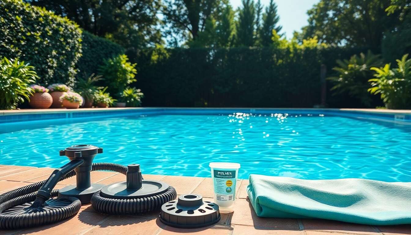 Les &eacute;quipements essentiels pour l'entretien de votre piscine