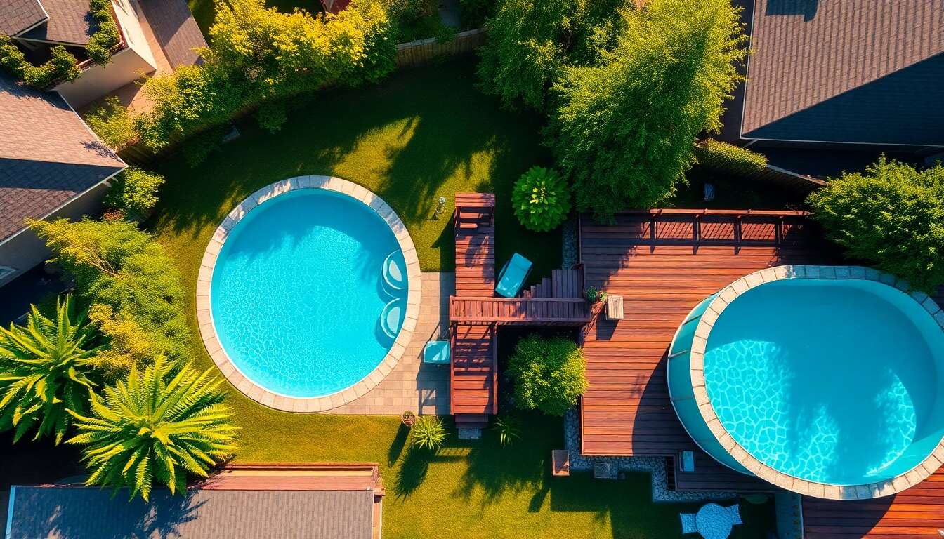 Comparaison entre piscines creus&eacute;es et hors sol