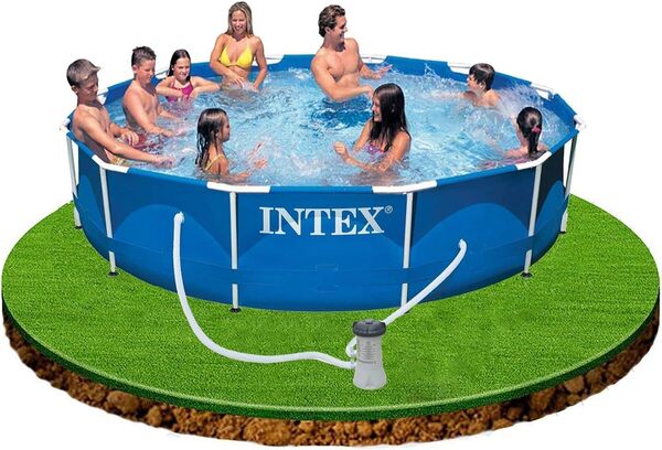 Intex 12Ft X 30In Metal Frame Pool Set