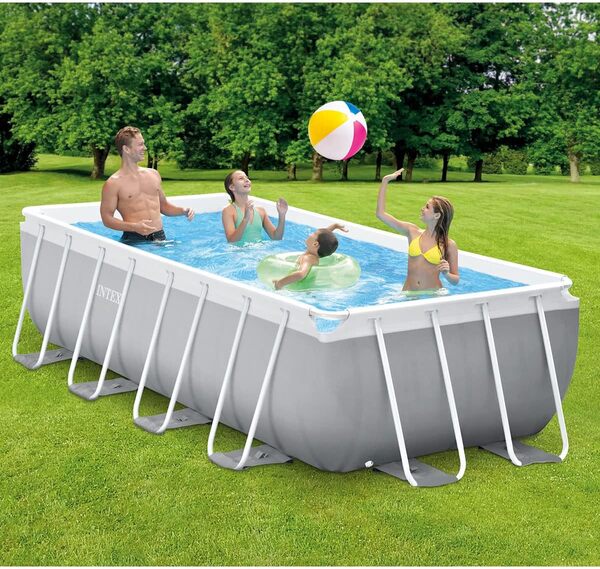 Intex 4M X 2M X 1M Prism Frame Rectangular Pool Set