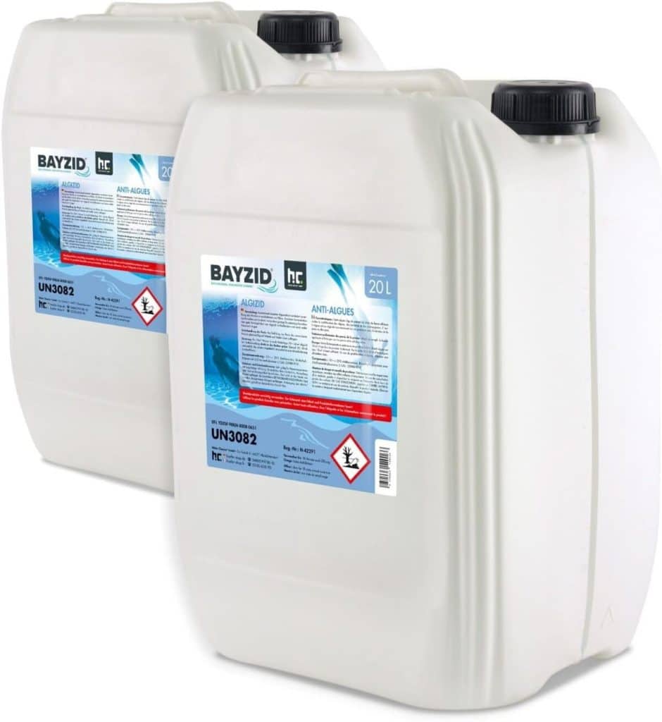 Test : algicide anti-algue Höfer Chemie BAYZID pour piscine