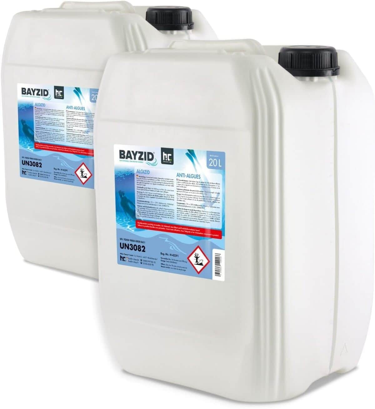 Test : algicide anti-algue Höfer Chemie BAYZID pour piscine