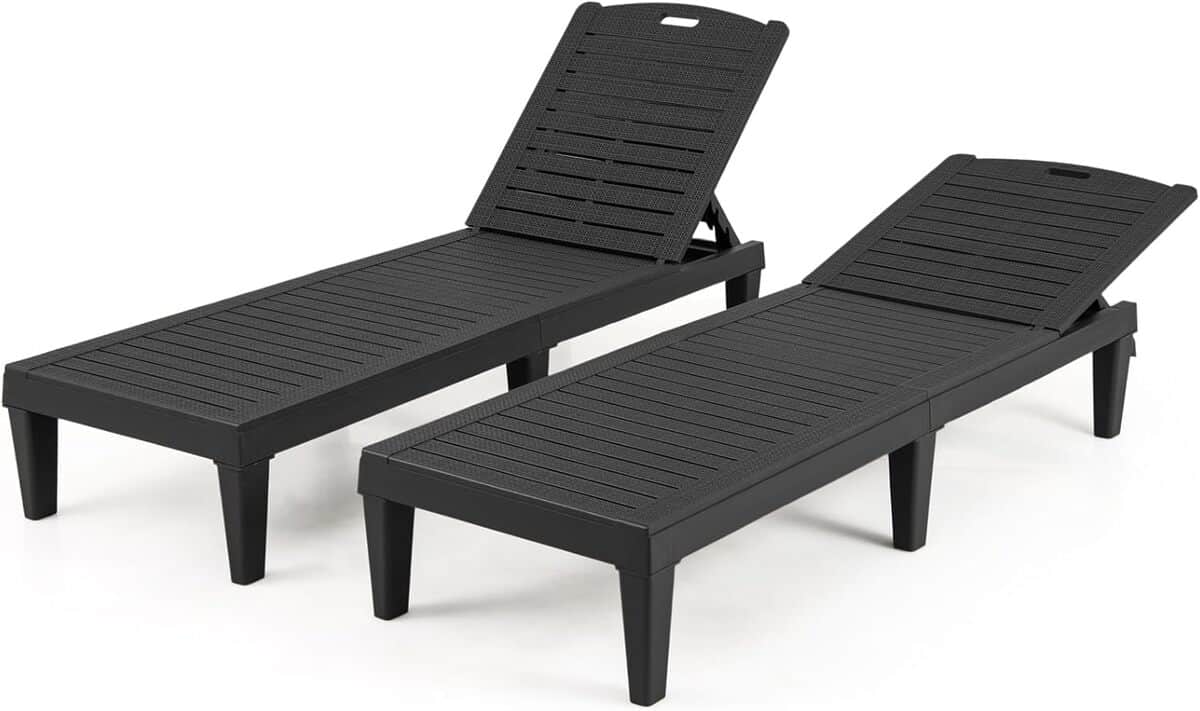Test : chaises longues COSTWAY, confort et robustesse