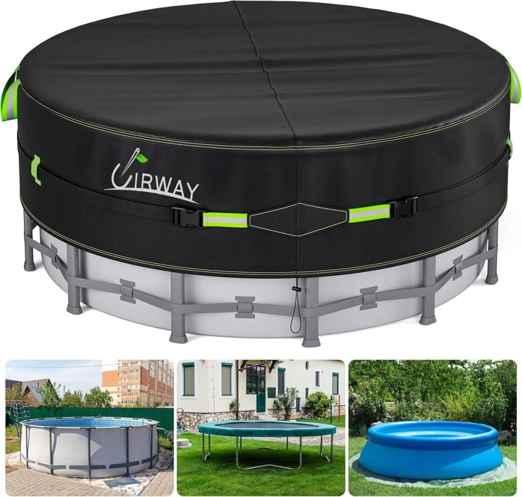 Test de la couverture de piscine ronde UIRWAY 549 cm solaire et réfléchissante