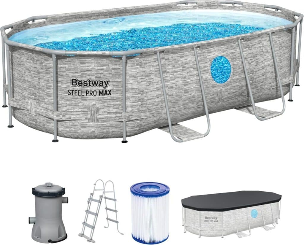 Test de la piscine Bestway Steel Pro Max Splashview : praticité et éclaboussures