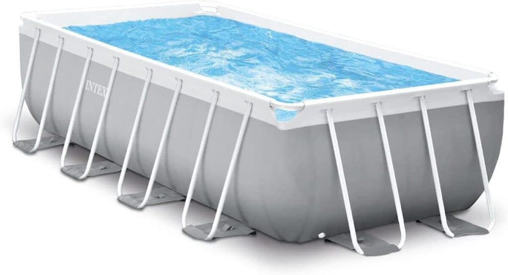 Test de la piscine rectangulaire Intex Prism Frame 4M