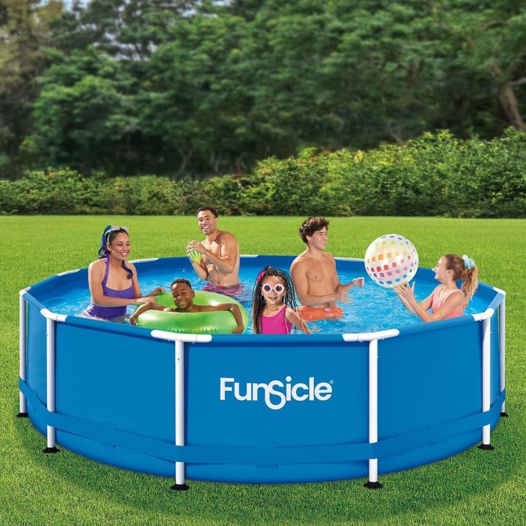 Test de la piscine tubulaire FUNSICLE Ø3, 66m x 91cm