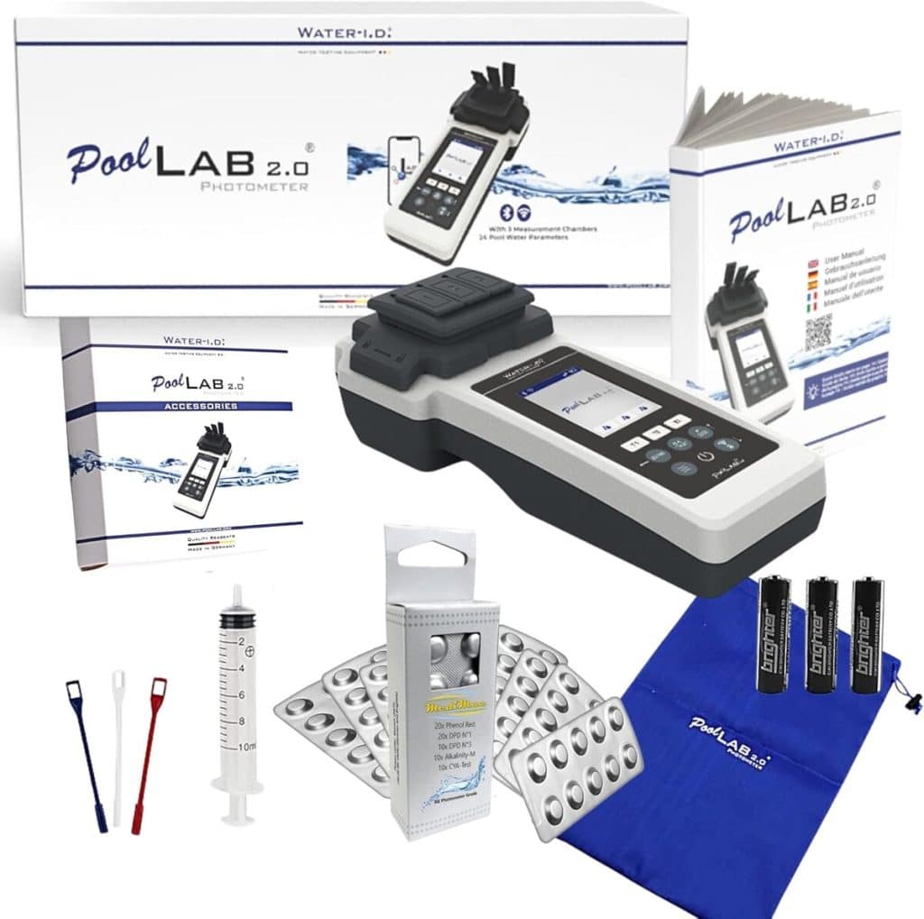 Test du photomètre PoolLab 2.0 de WATER-ID