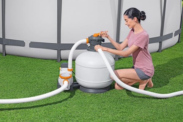 Bestway Flowclear Pompe de Filtration à Sable pour Piscine 11 355 L
