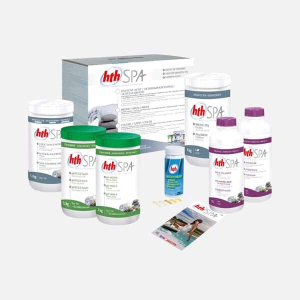 Alice's Garden Kit Complet Traitement de l'eau au Brome. Coffret d'entretien HTH pour Spa Gonflable