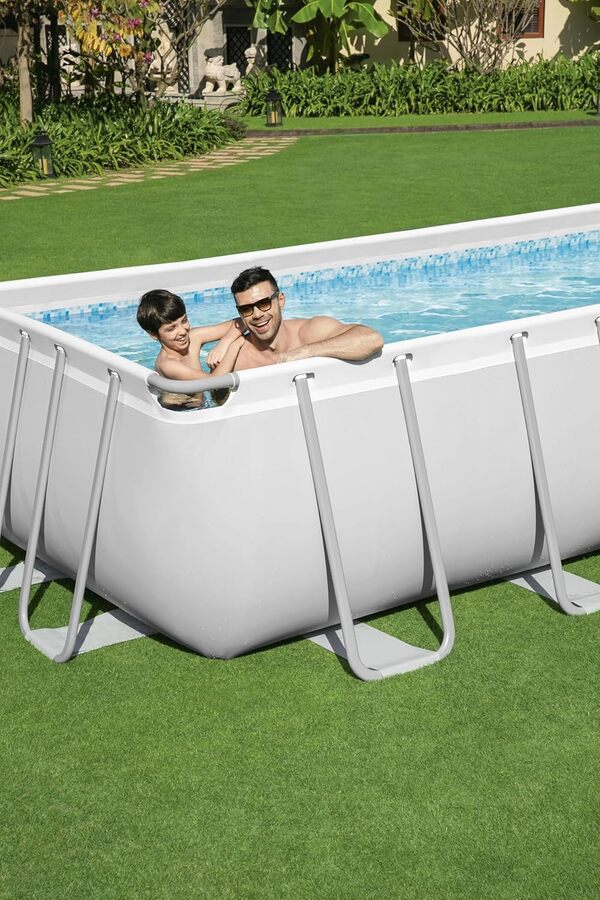 Bestway piscine hors sol rectangulaire Power Steel™ 732 x 366 x 132 cm