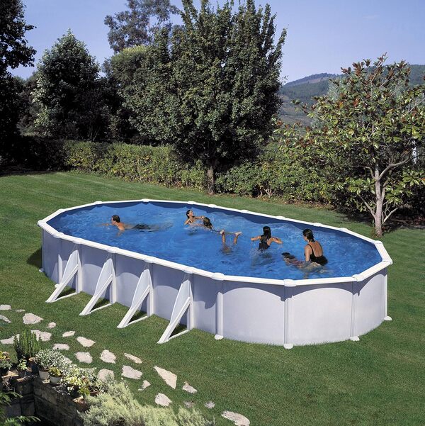 Gre FPROV500 - Liner uni bleu pour piscines ovales 500 x 300 x 120cm, épaisseur 40/100e, système d'accroche