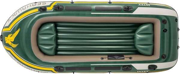 Intex set bateau 4 places Seahawk 4 (rames et gonfleur inclus) 351x145x48cm