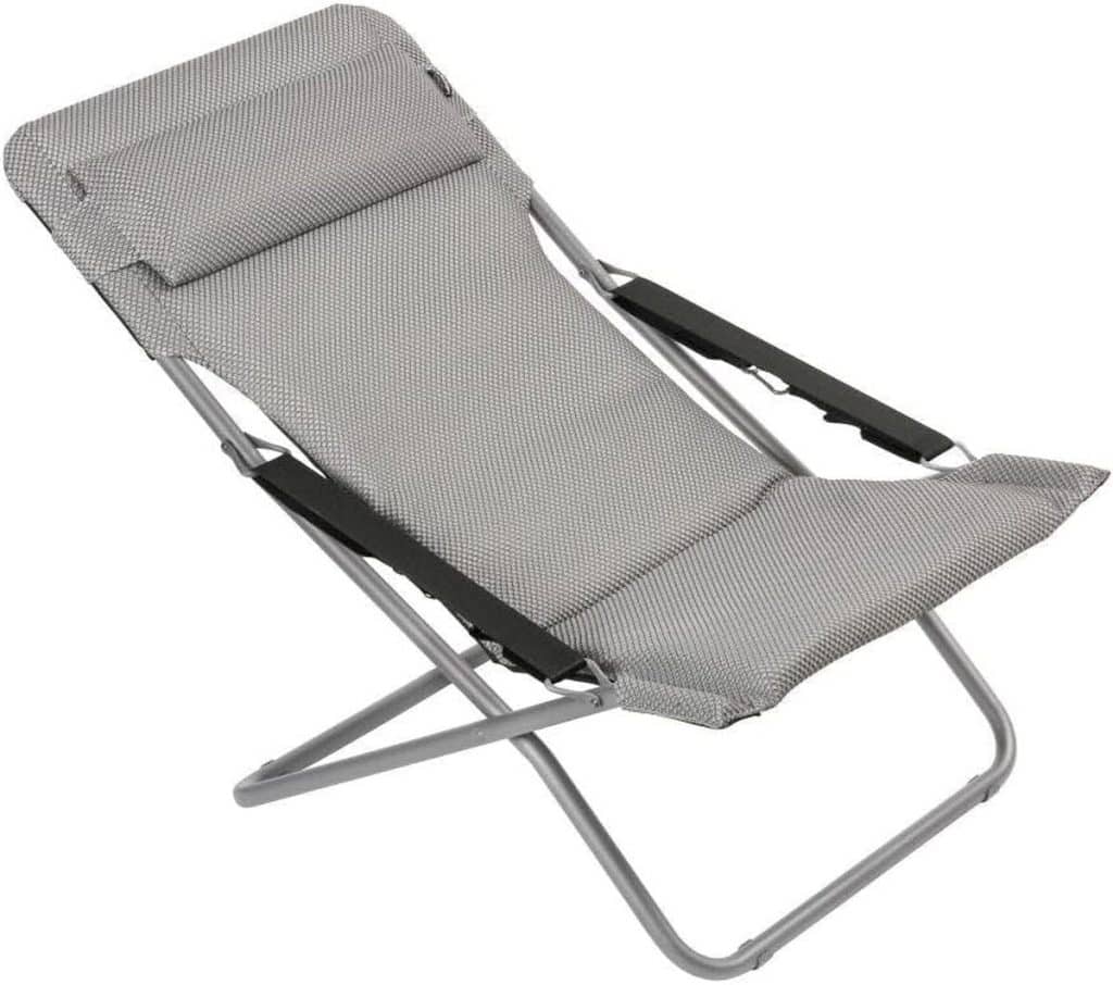 Test : bain de soleil Lafuma Transabed matelassé pliant
