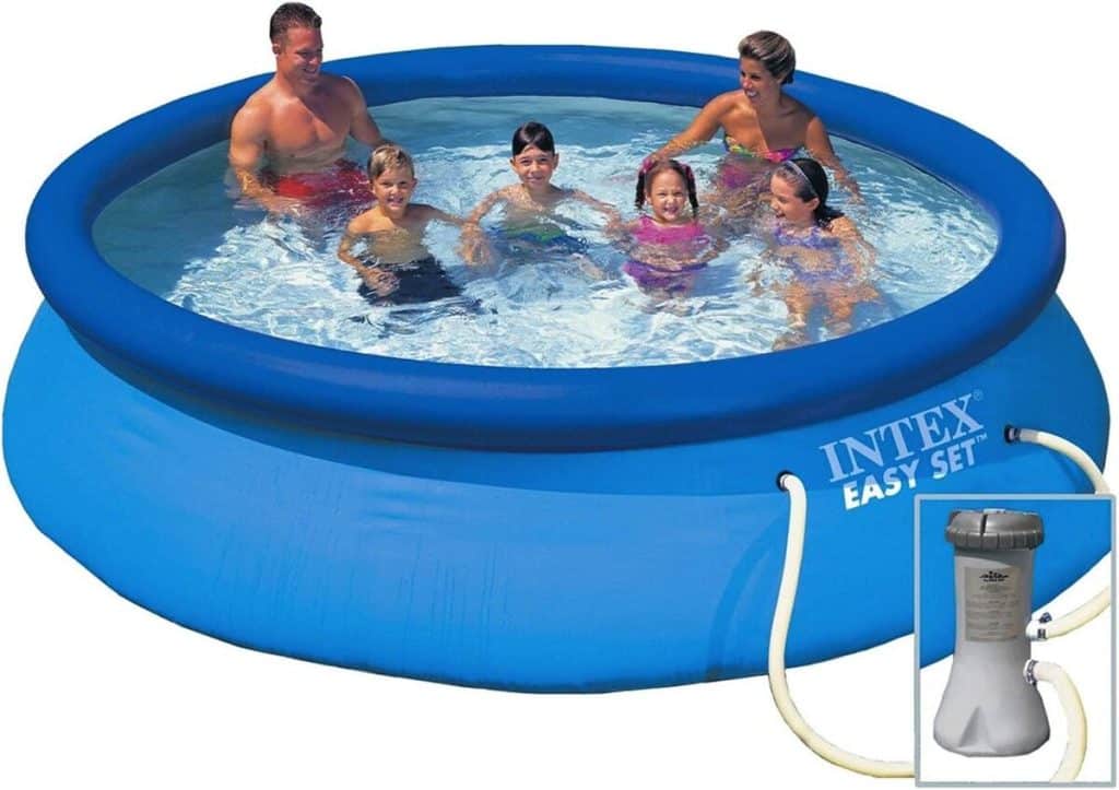 Test de la piscine Easy Set Intex avec épurateur