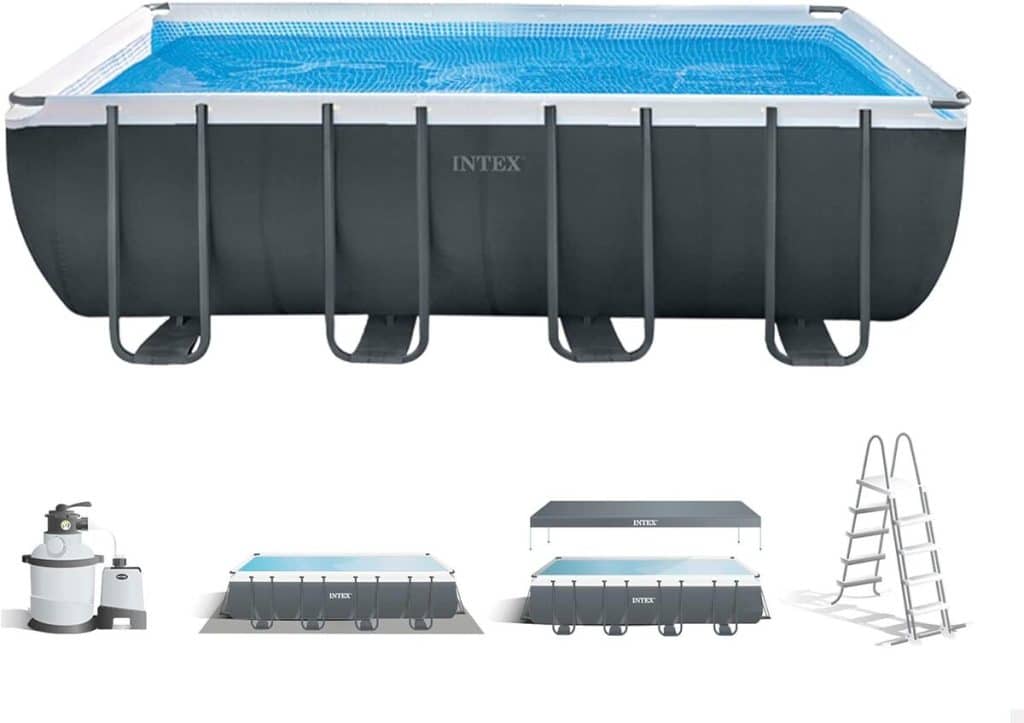 Test de la piscine Intex Ultra XTR rectangle 5