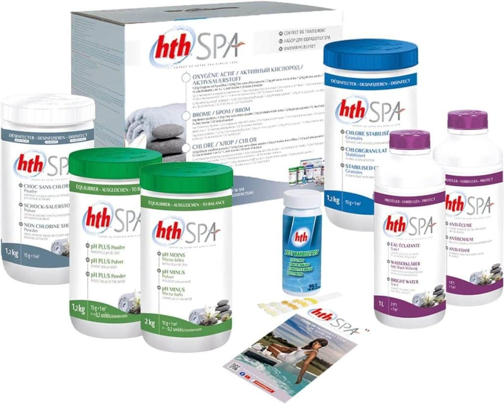 Test du kit chlore Happy Garden pour spa gonflable