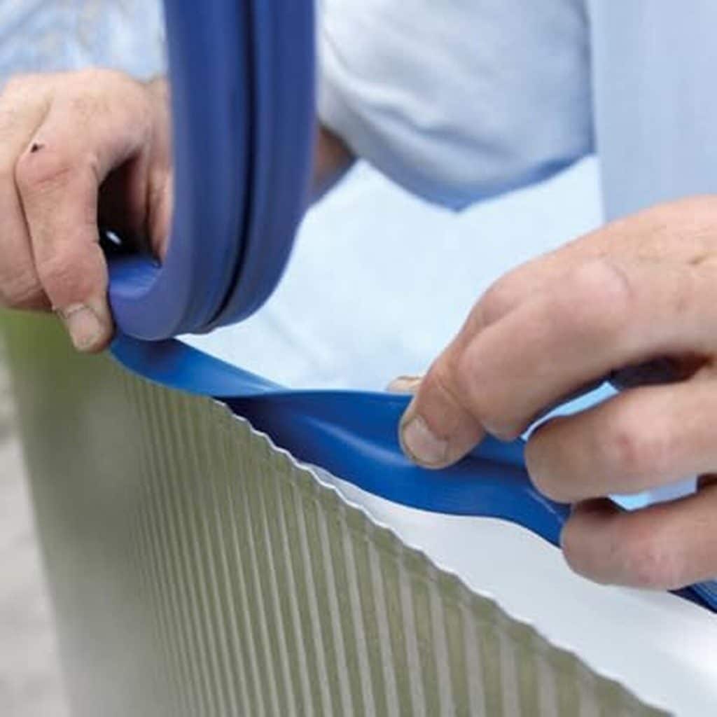 Test du liner uni bleu Gre FPROV507 pour piscines en huit