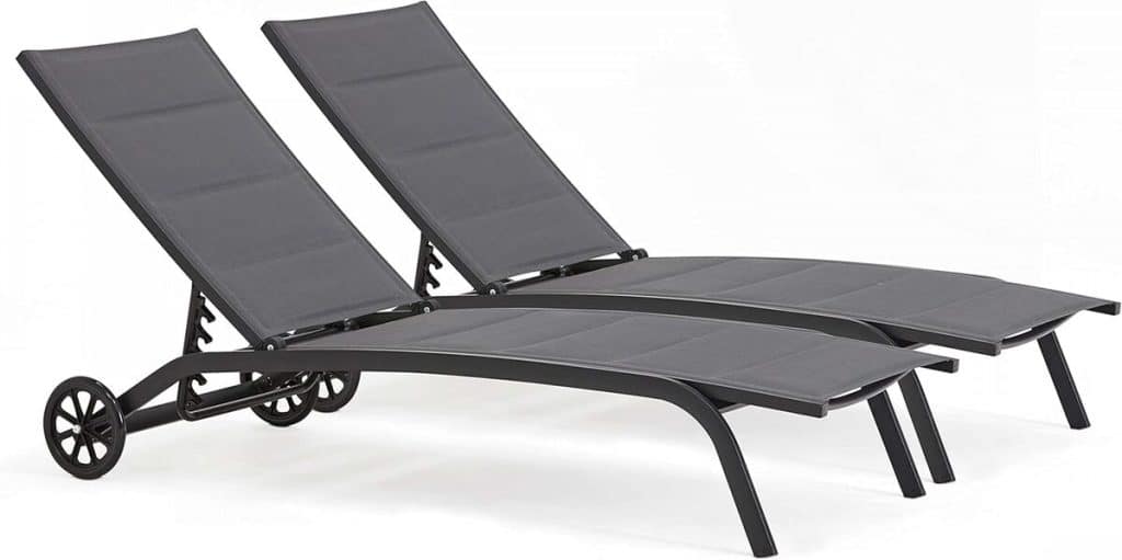 Test du lot de 2 bains de soleil Santa Monica d'Oviala