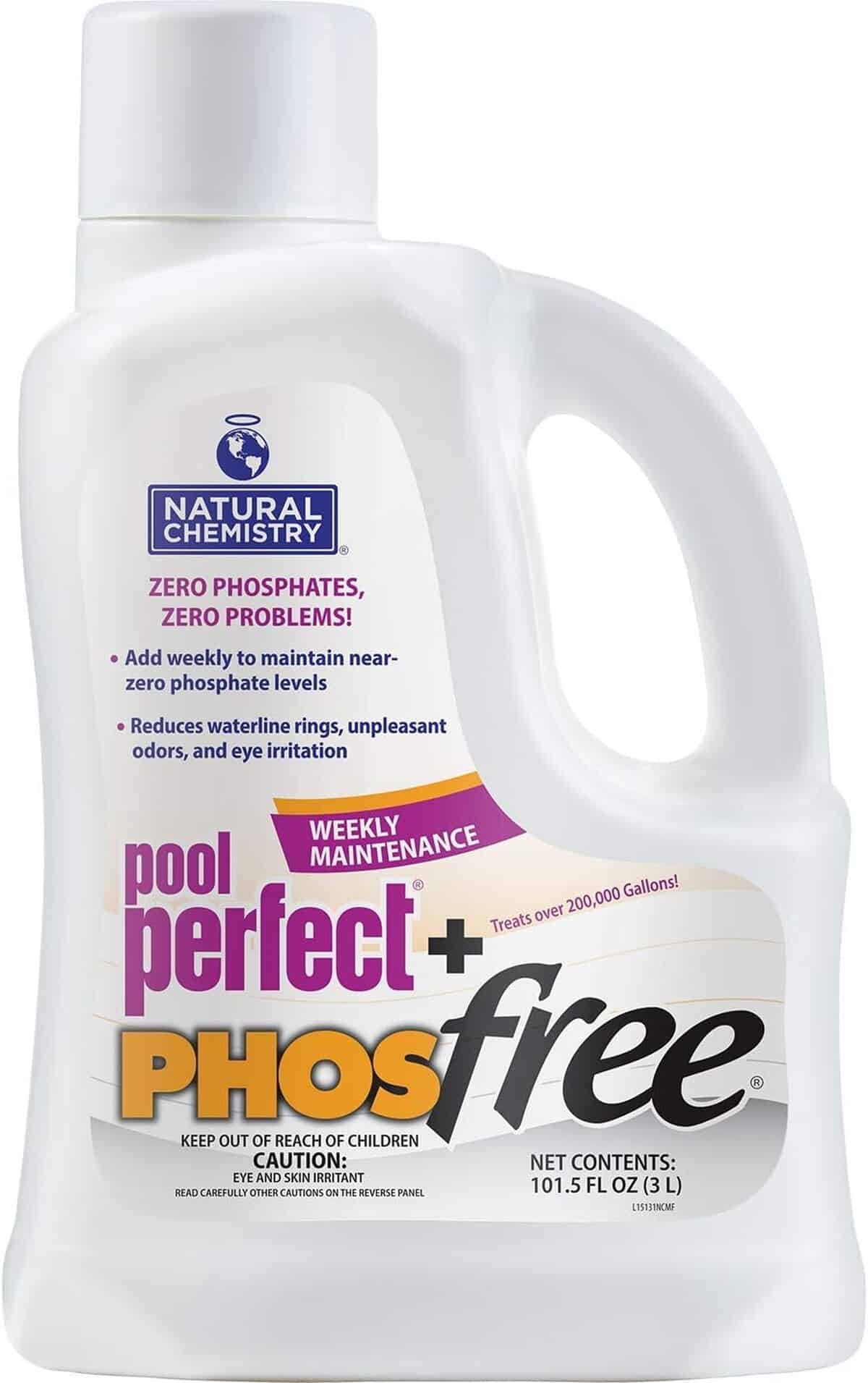 Test du nettoyant piscine Natural Chemistry Perfect + Phosfree 3L