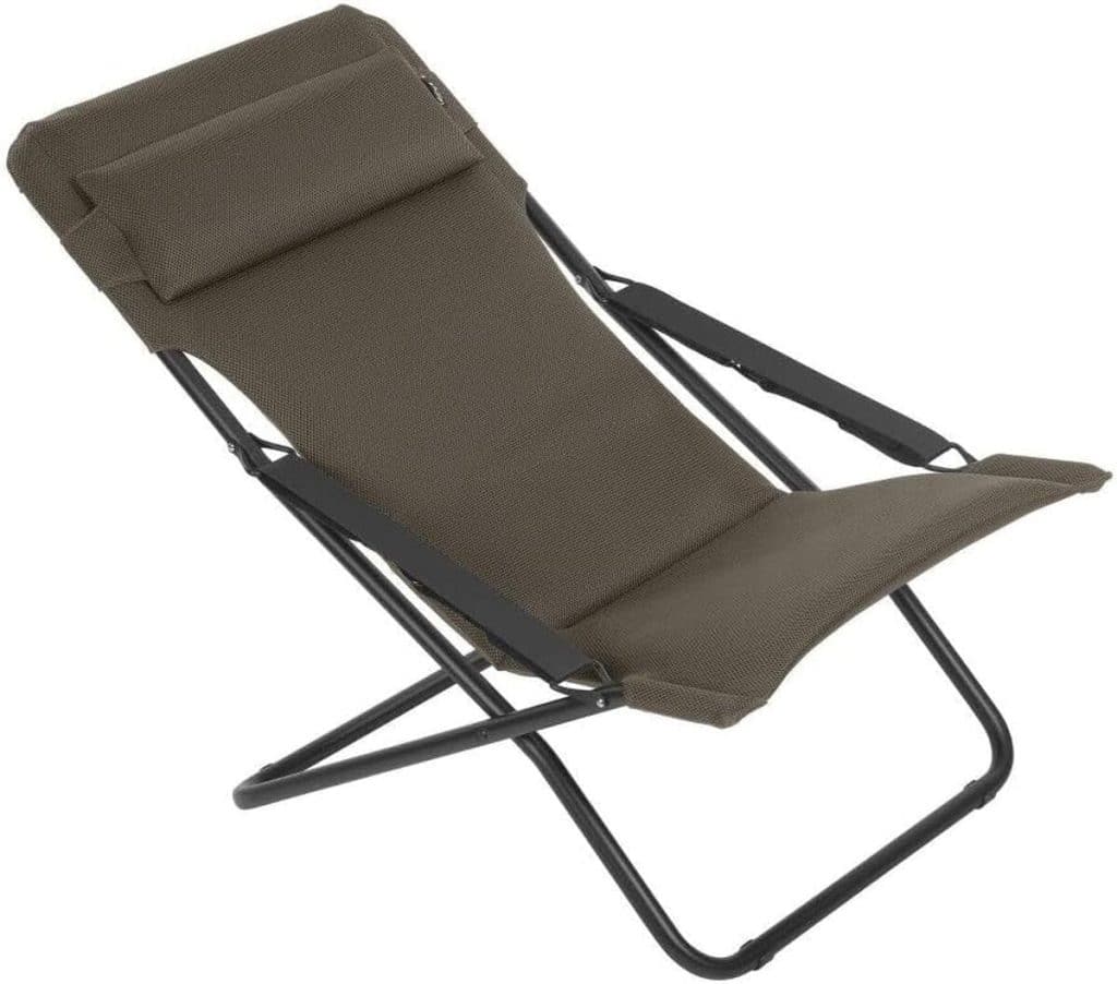 Test du transabed Lafuma Mobilier : bain de soleil pliant matelassé