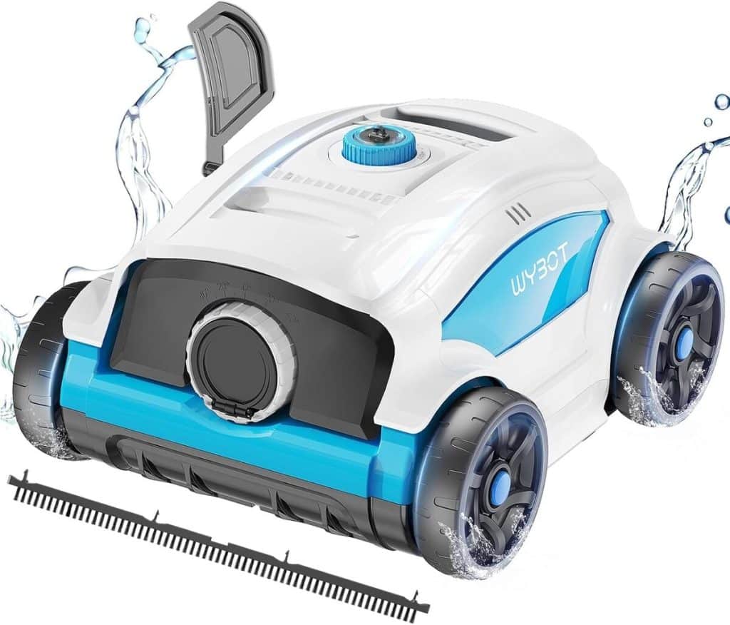 Test du WYBOT WY1103 : robot piscine sans fil à autonomie exceptionnelle