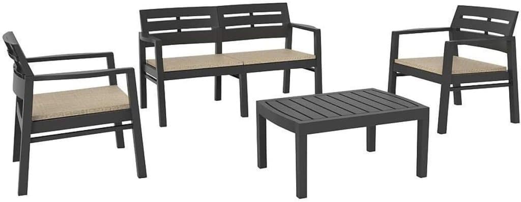 Test : ensemble Saturnia Java 4PZ Antrac avec coussin