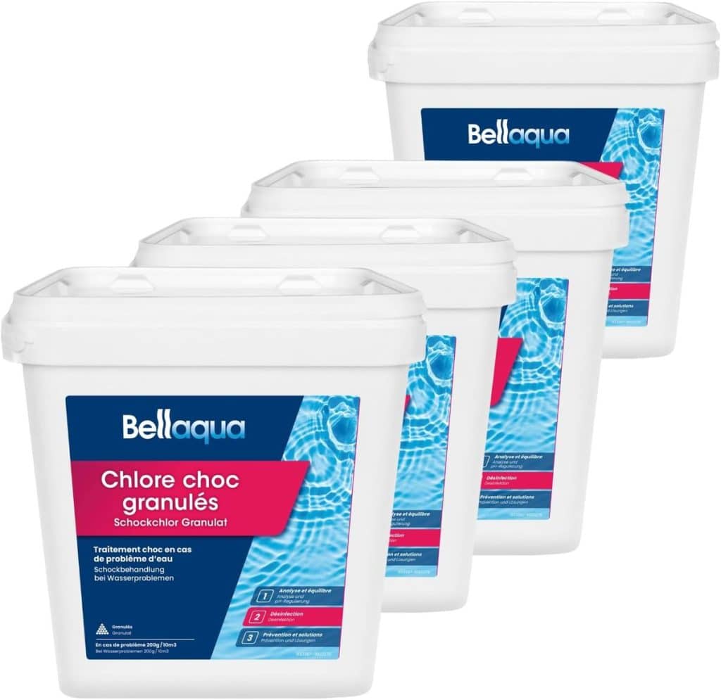Test : galets Bellaqua e-Chlore Multifonction pour piscine