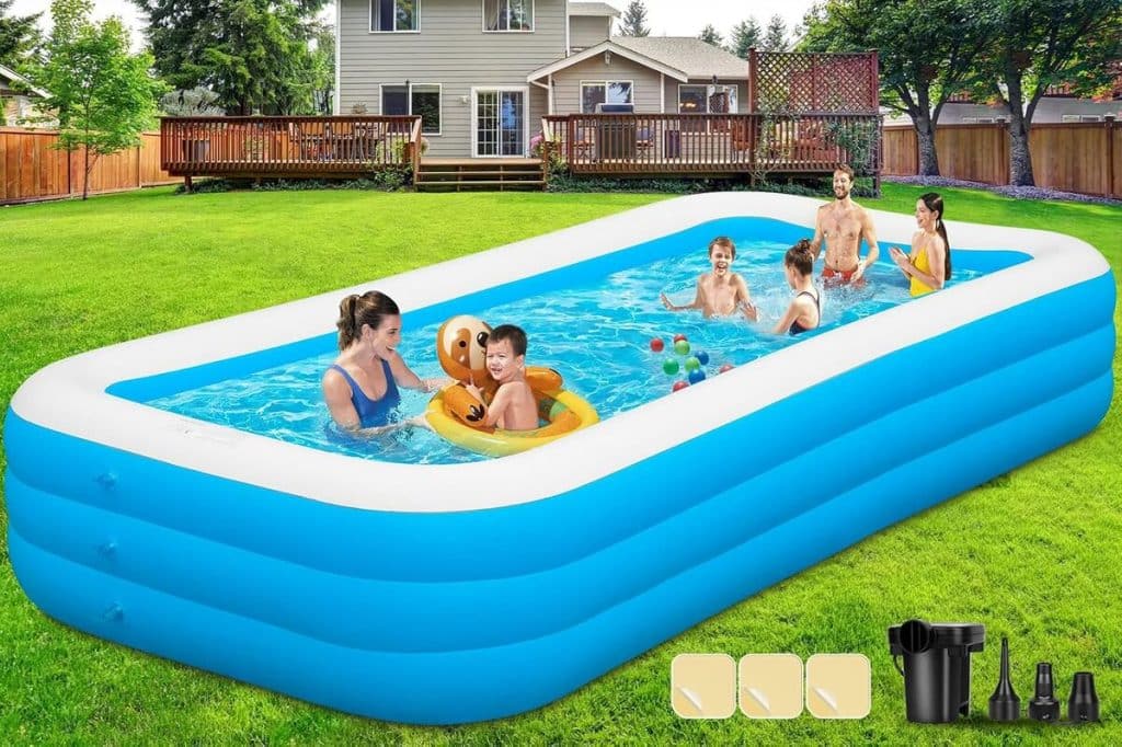 Test : grande piscine gonflable Longten avec pompe pour adultes