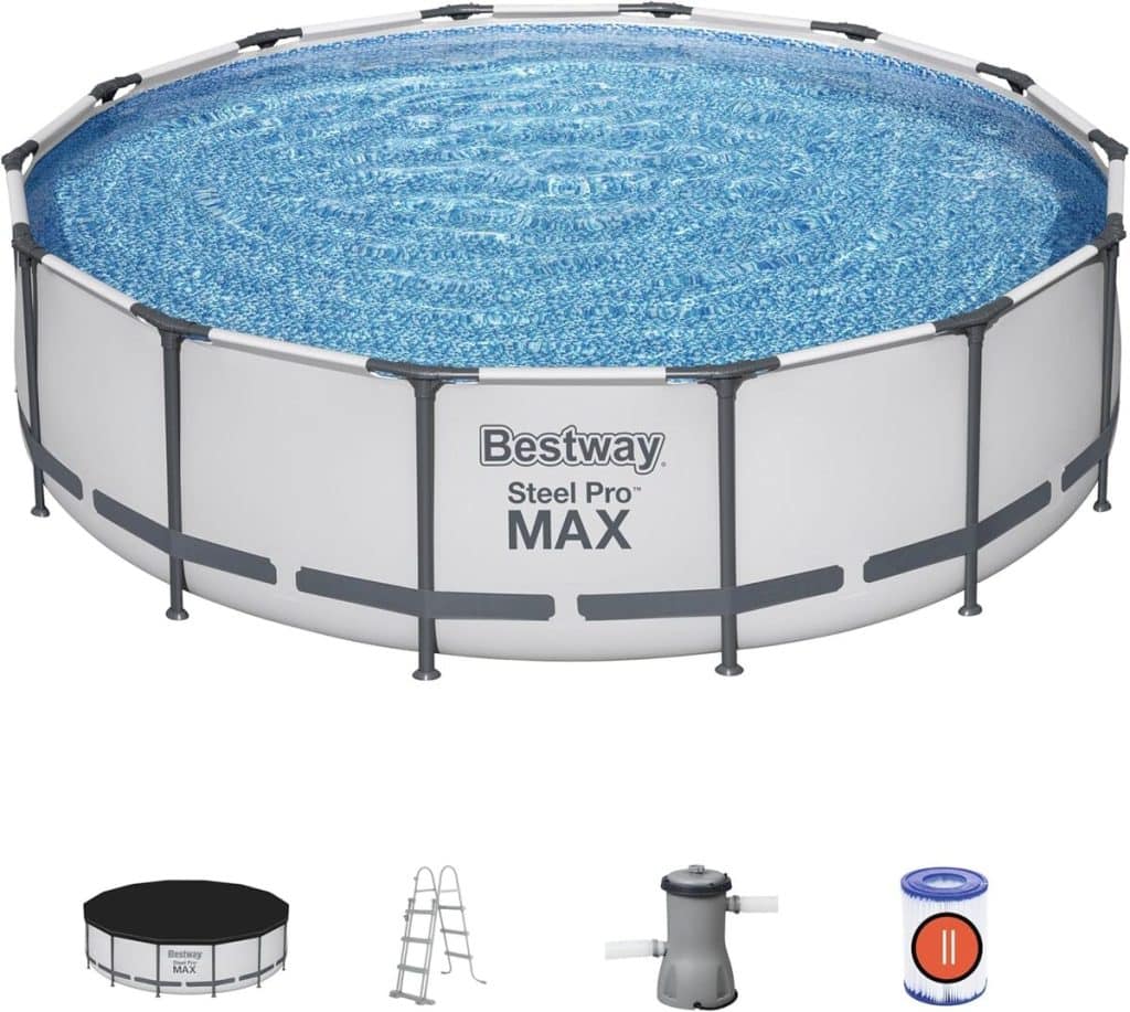 Test : piscine Bestway Steel Pro Max 56950-3 ronde 427x107 cm