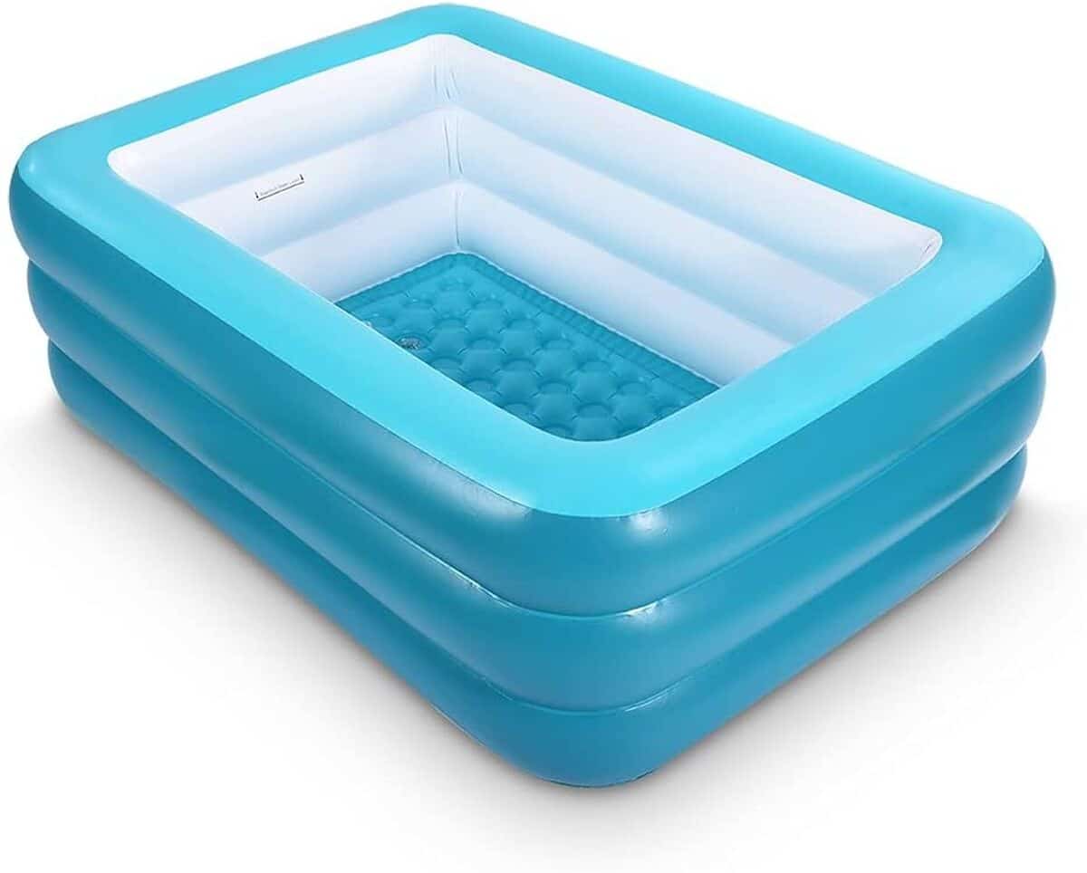 Test : piscine gonflable pour enfants, modèle vert 150 cm