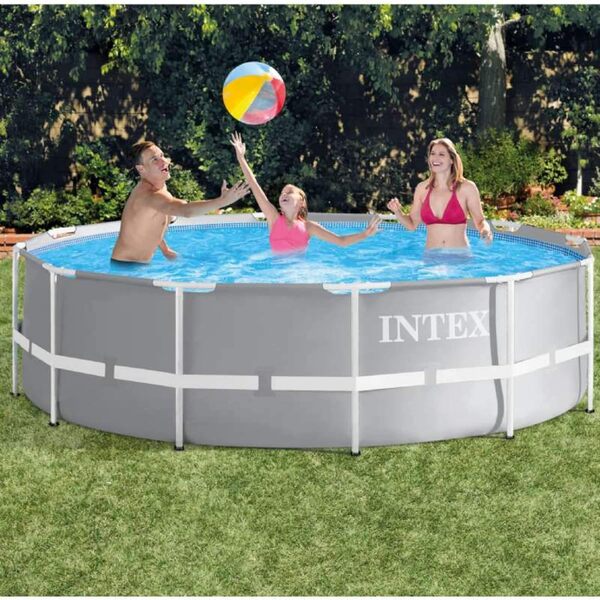 Intex 26716 Piscine Ø 366 x 99 cm Cadre de Piscine Prism Rondo