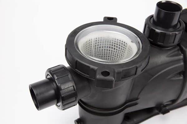 STEINBACH Pompe filtrante SPS 175-1T Auto-aspirante 230 V/900 W Q= 334 l/Min Hauteur de Pompe Max. 15 m avec minuterie 040090, Noir