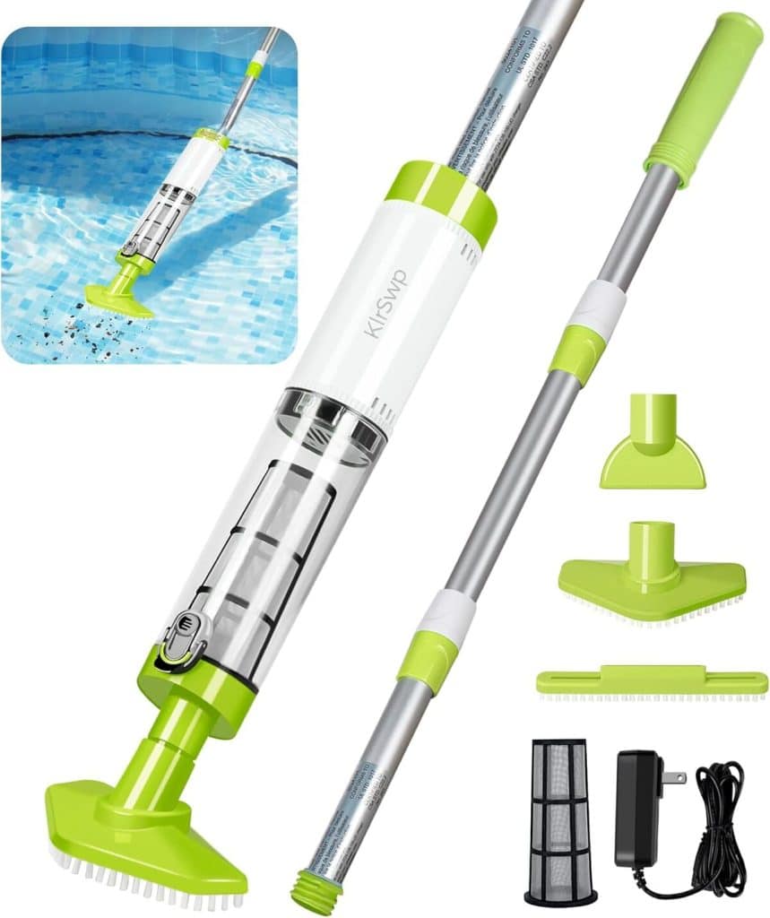 Test aspirateur piscine portatif sans fil : efficacité et autonomie