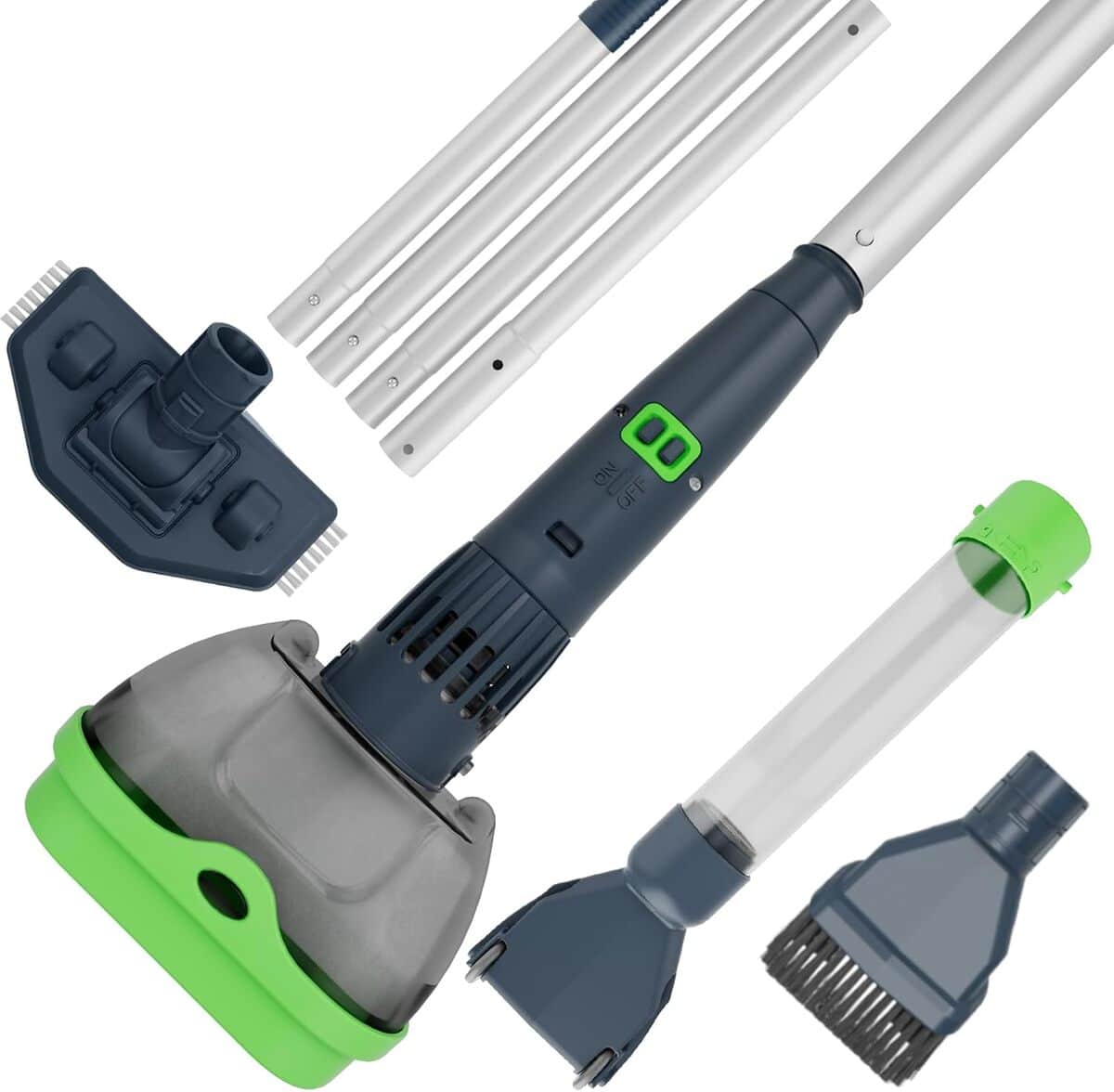 Test : aspirateur rechargeable 4 en 1 pour piscine et spa – système magnétique et filtre ultra fin