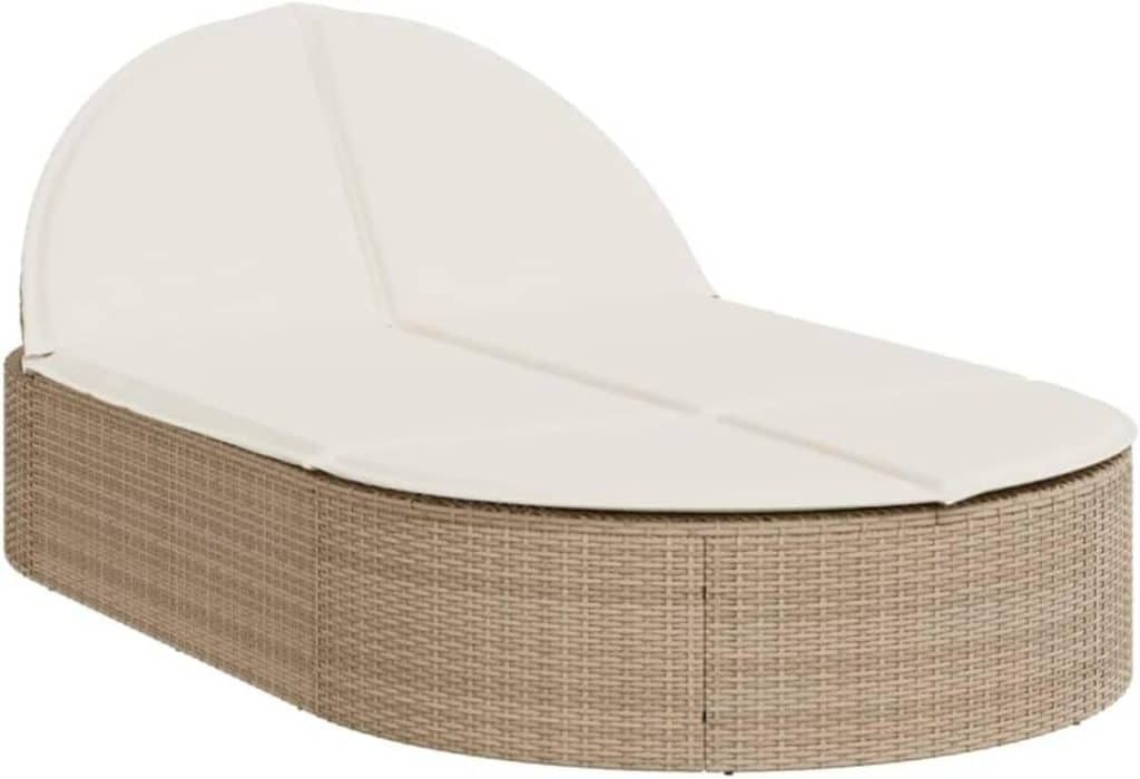 Test de la chaise longue double vidaXL : détendez-vous avec élégance