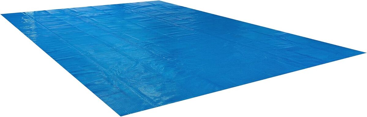Test de la couverture solaire à bulles Arebos pour piscine 8 x 5 m