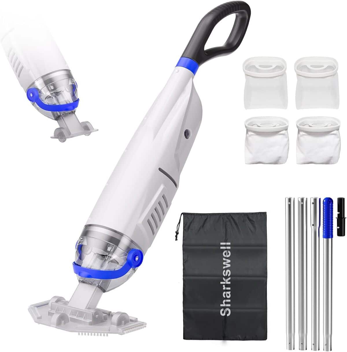 Test de l'aspirateur de piscine Sharkswell portable