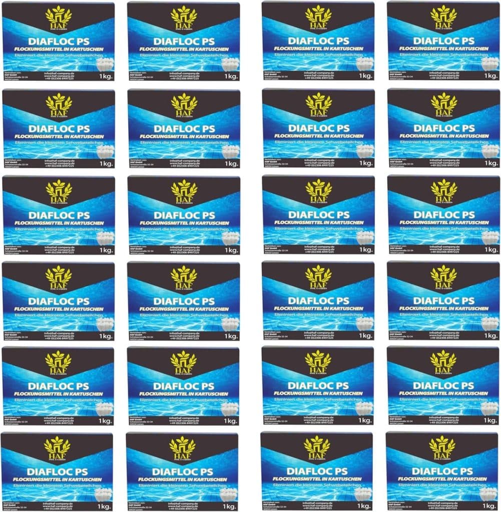 Test des cartouches de floculant HAF pour piscine : efficacité garantie