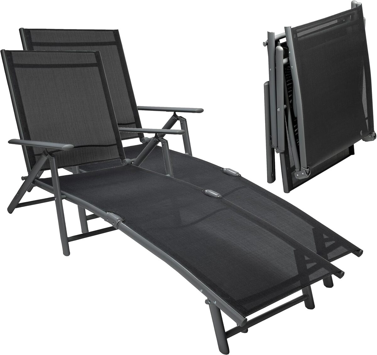 Test des chaises longues pliables Sunnypillow : confort et flexibilité pour jardin et terrasse