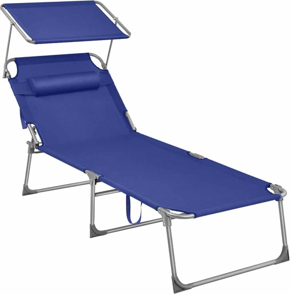 Test du bain de soleil SONGMICS GCB22BUV2 : confort et praticité