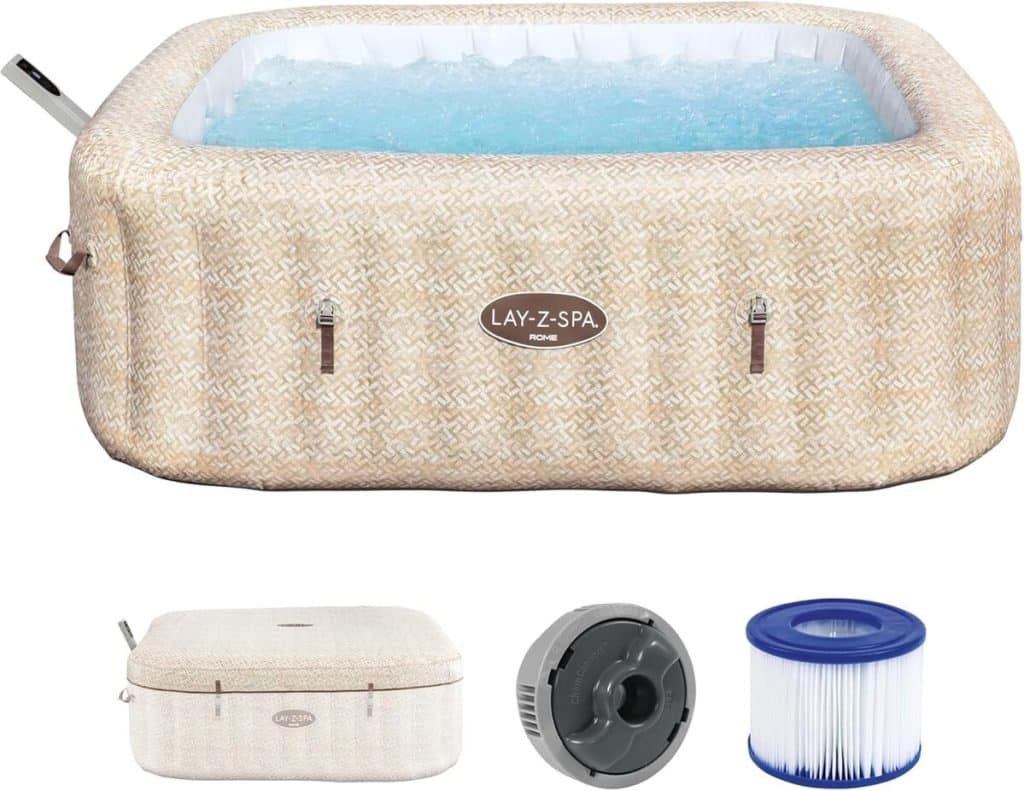 Test du Bestway Rome MaxHold : spa carré ultra confortable