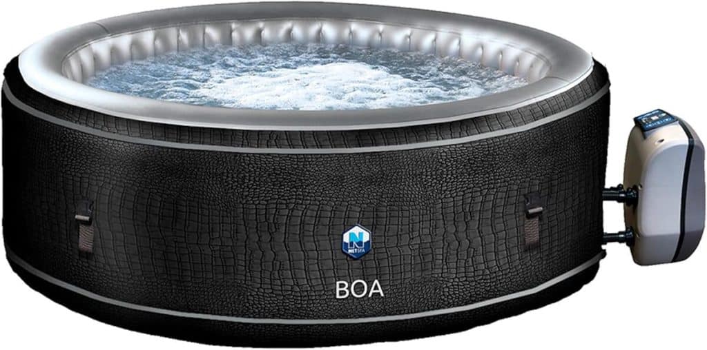 Test du spa gonflable Netspa SP-BOA155B XL familial : luxe et détente à domicile