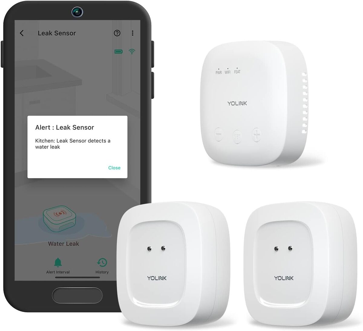 Test du YoLink SpeakerHub : capteurs de fuite d'eau efficaces et connectés