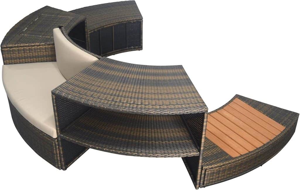 Test : mobilier Netspa Vita 140 pour spa semi-rigide