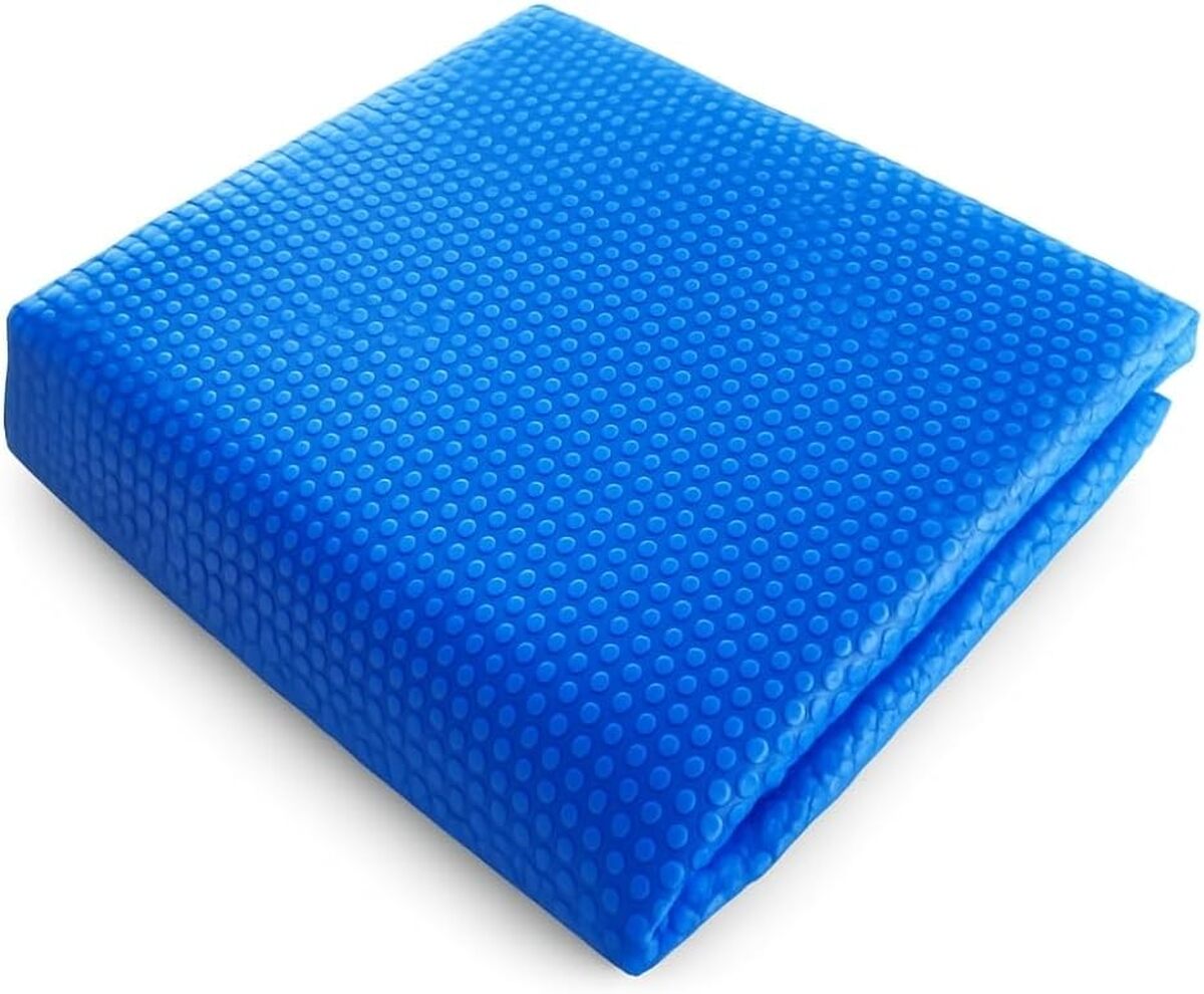 Test : terre Jardin bâche à bulles piscine 180 microns 10x5 bleu