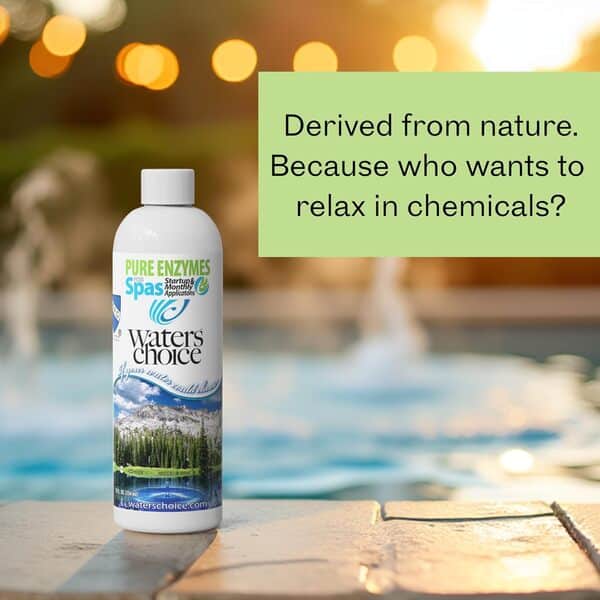 Waters Choice Spa Water Polish Traitement enzymatique mensuel 355 ml