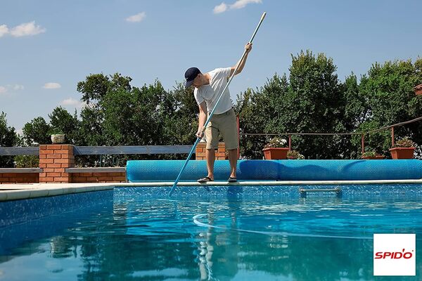 Spid'O SPR 1100 2963 Pompe Filtration Piscine 22M3/h, 1,5CV, grand filtre, Noir