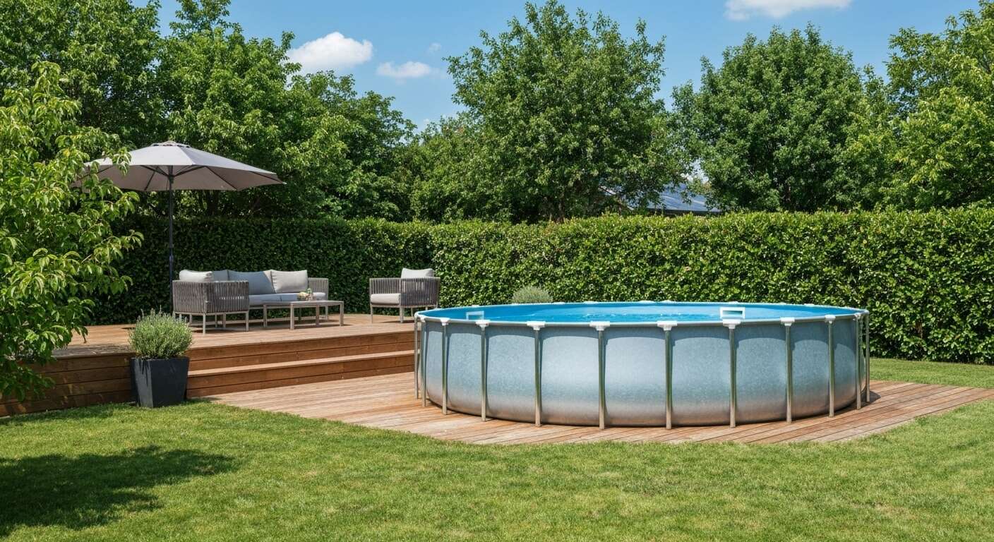 Pourquoi choisir une piscine semi-enterrée en acier galvanisé ?